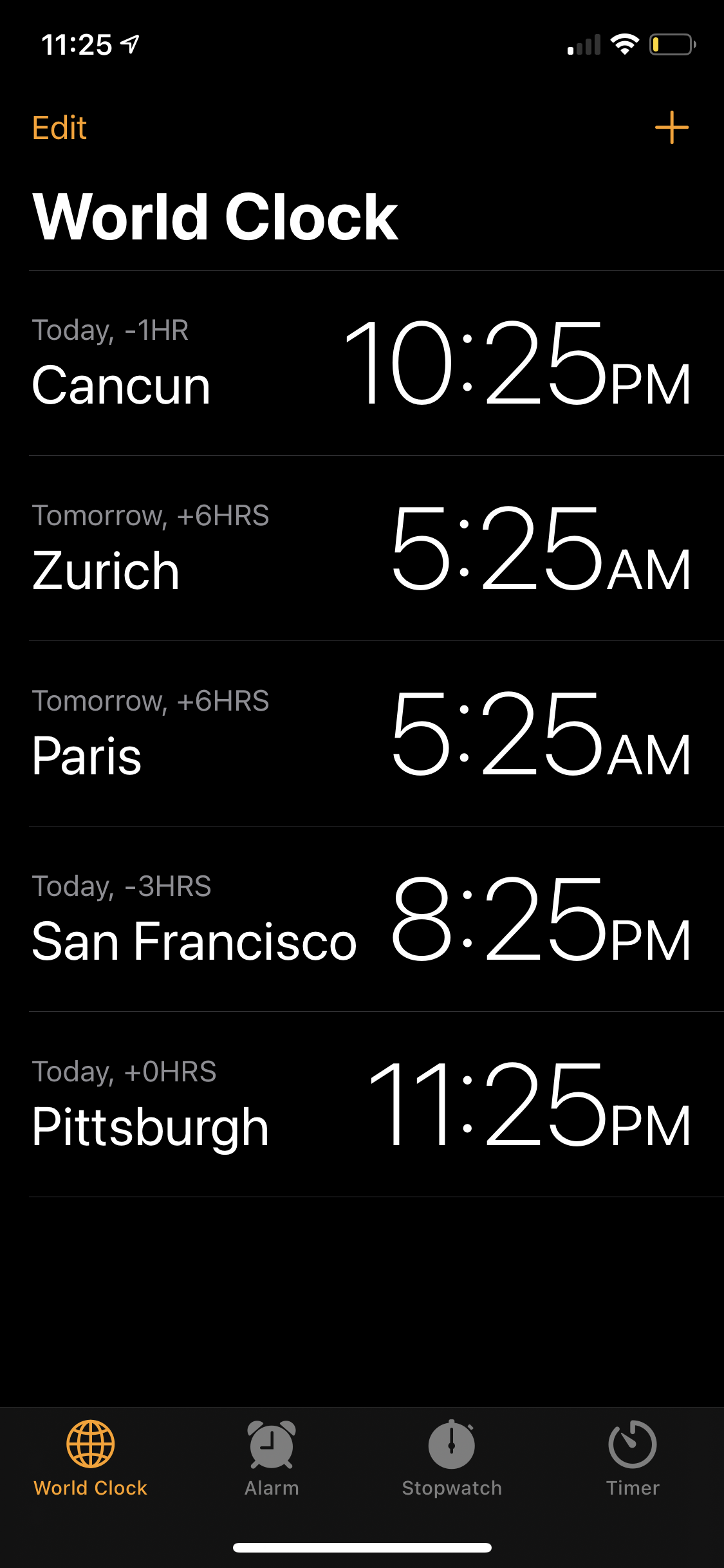 before international travel